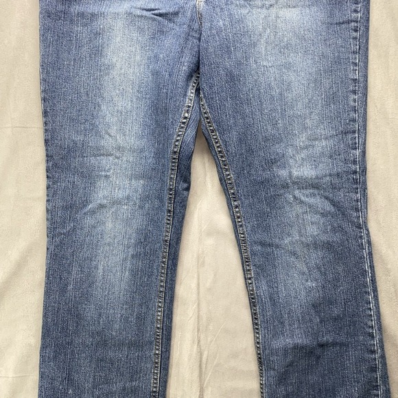 Lee Riders Jeans Womens 18M Blue Denim Straight Leg Classic Five-Pocket Stretch - Picture 6 of 16